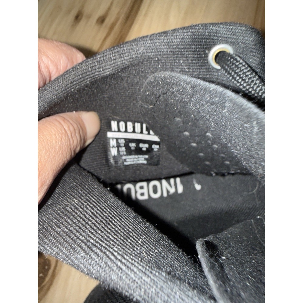 NOBULL No Bull High Top Trainer Shoes Mens 12 Black Athletic Training Sneakers - Picture 5 of 5